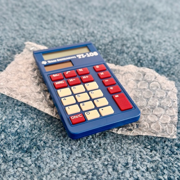 TEXAS INSTRUMENTS | TI-108 handheld solar powered calculator - new! - Picture 5 of 9